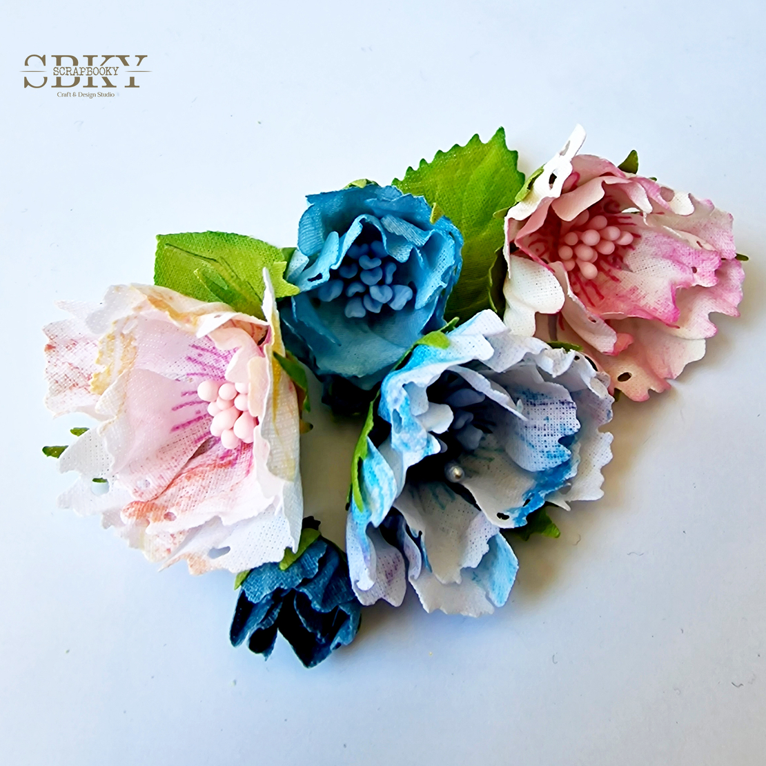 Handmade Flowers ND - Set of 5, N30