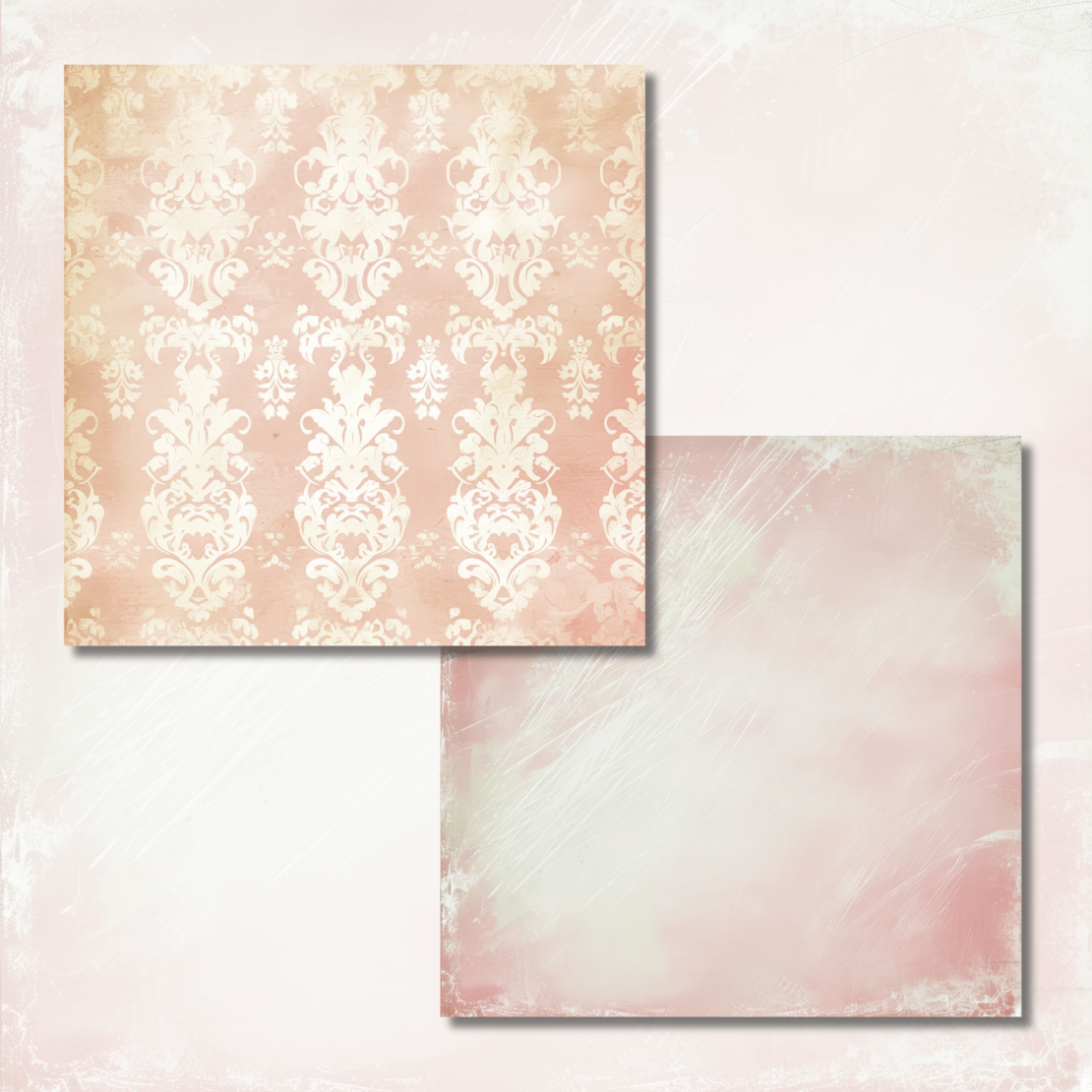 Distress Pink Papers - Digital Papers