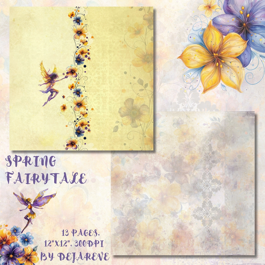 Spring FairyTale - Digital Paper