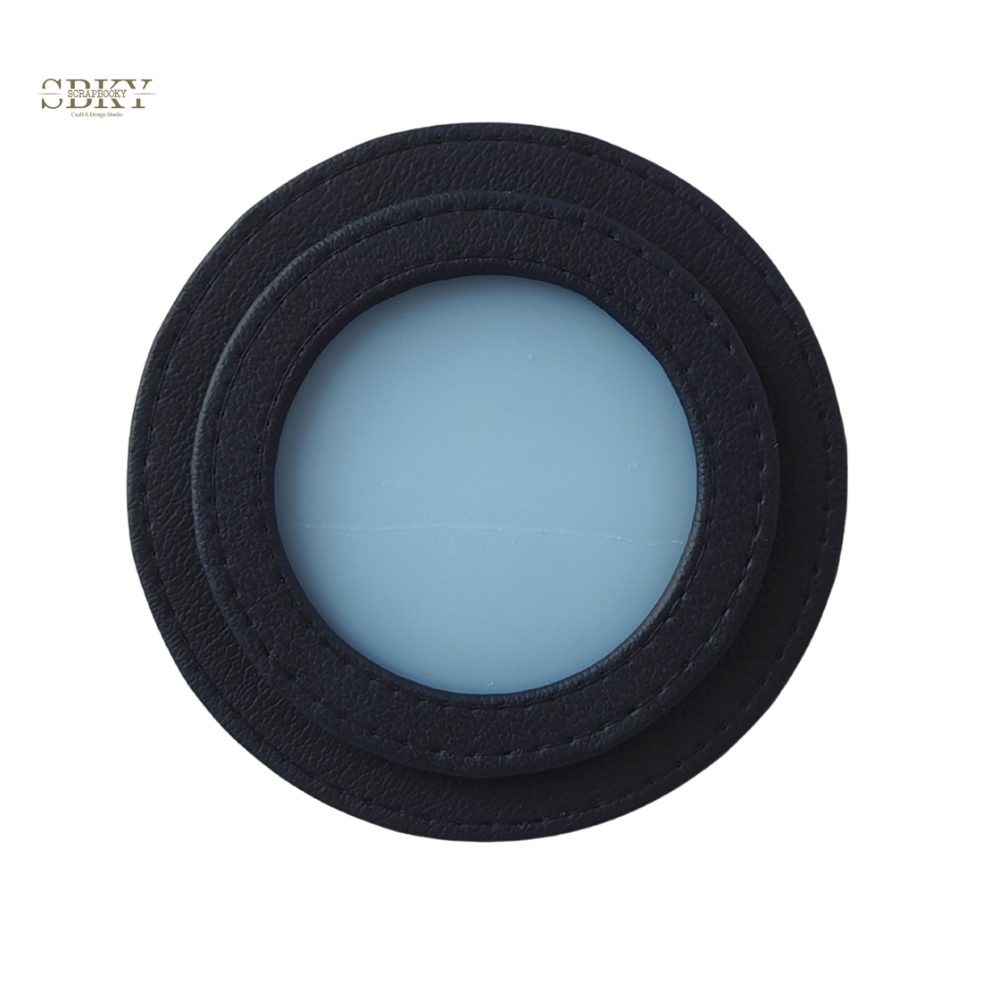 Shaker element with artificial leather, black color