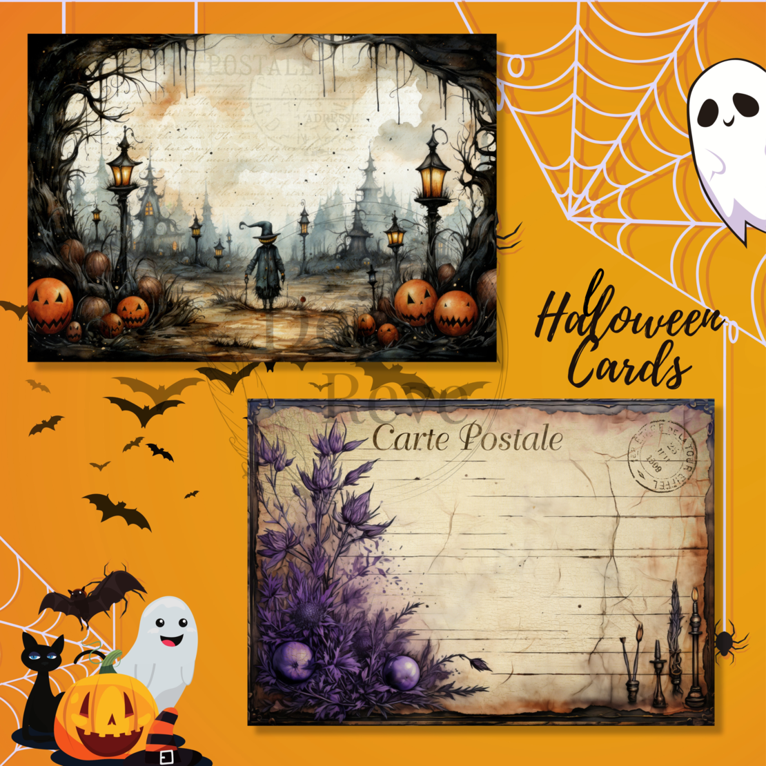 Digital Halloween Cards