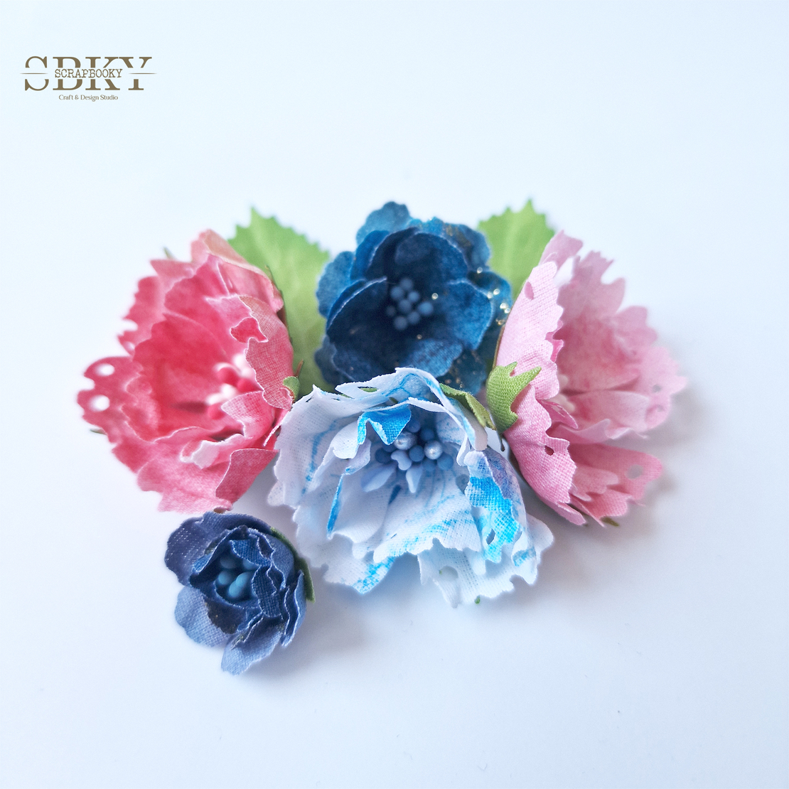Handmade Flowers ND - Set of 5, N6