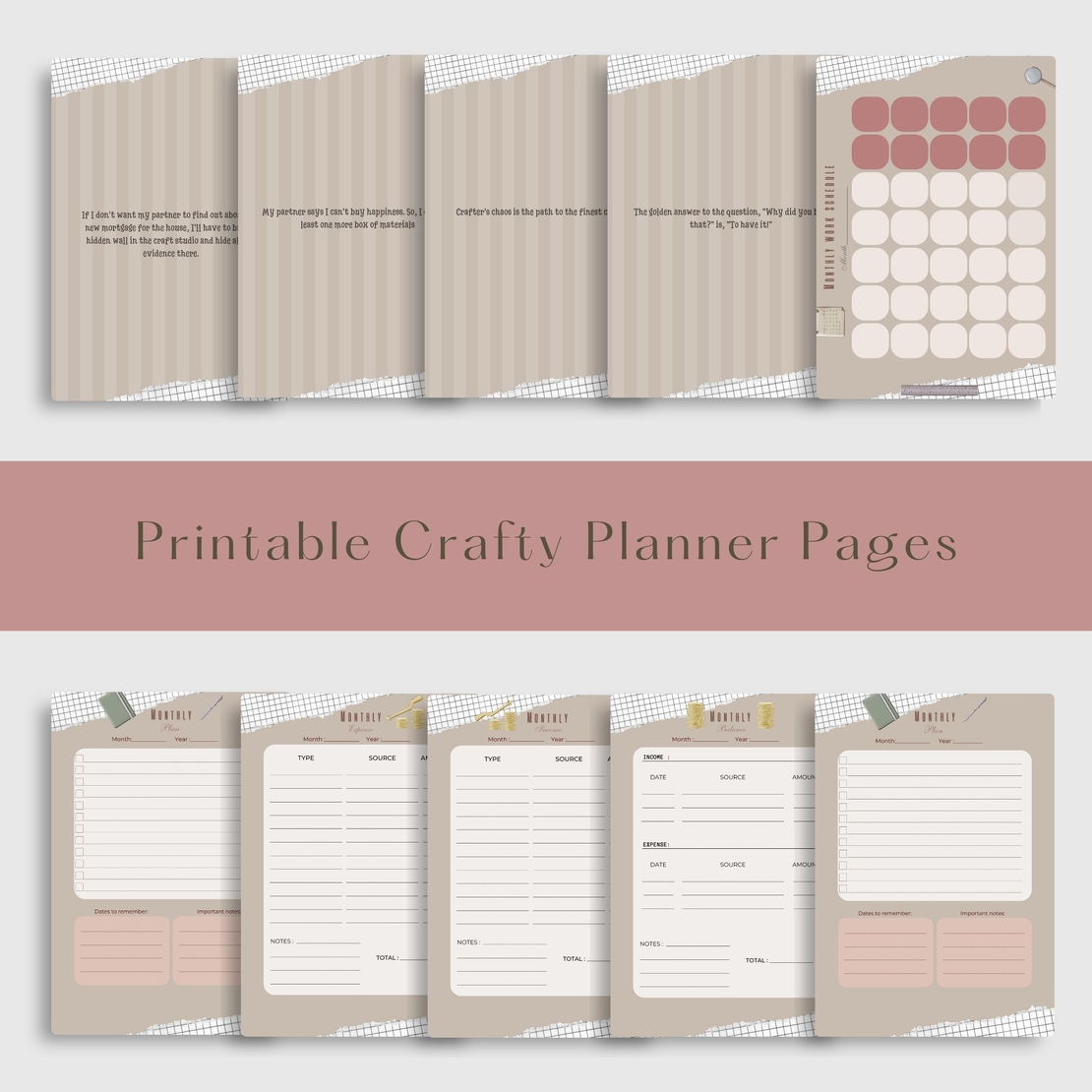 Digital Pages For Planner 