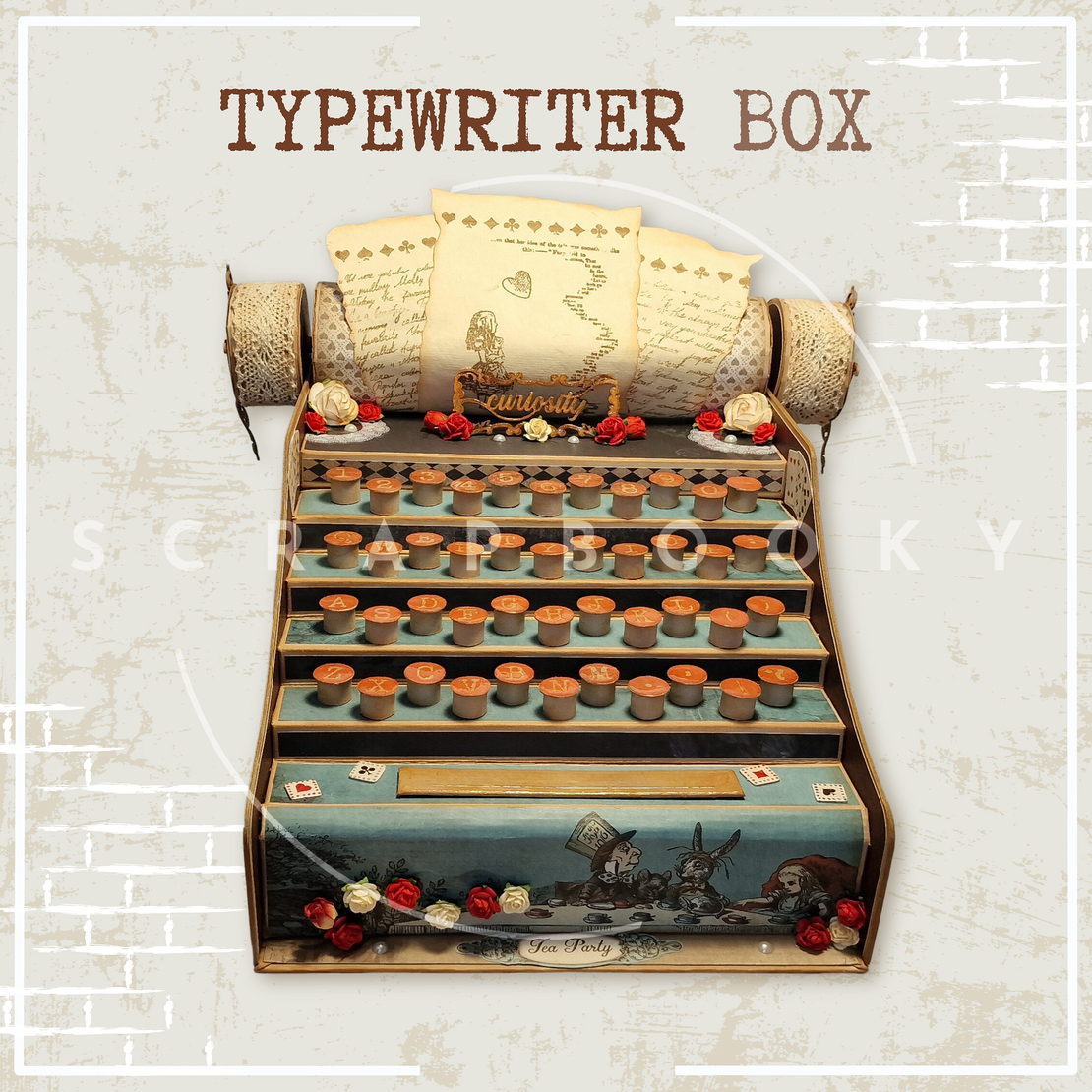 SVG Typewriter Box - in English