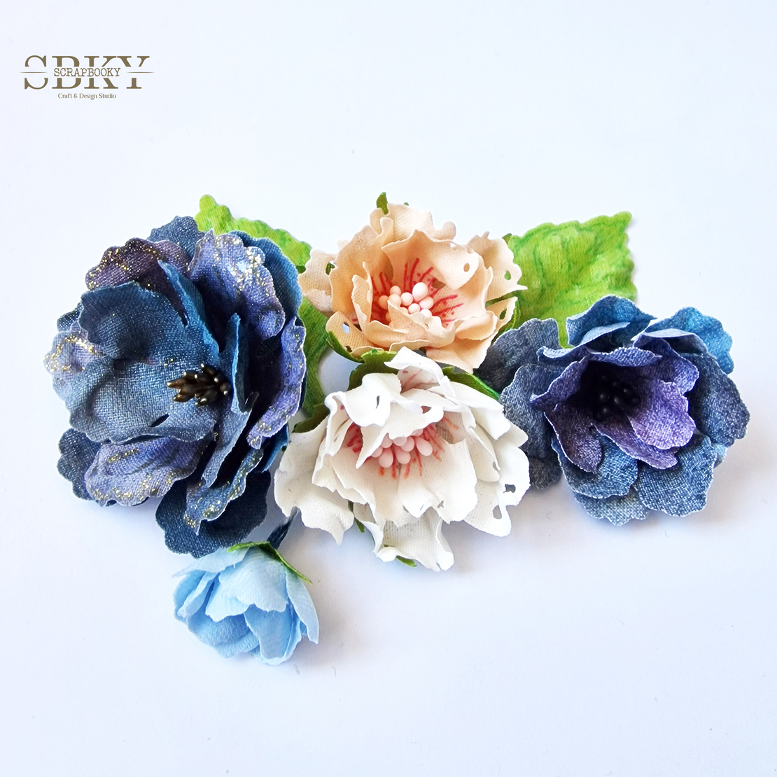 Handmade Flowers ND - Set of 5, N18