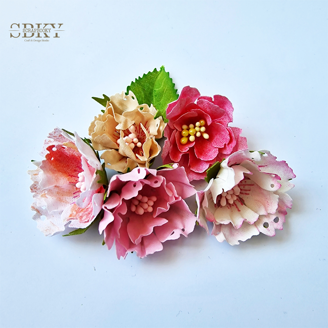 Handmade Flowers ND - Set of 5, N21