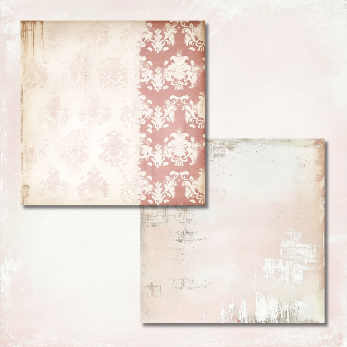 Distress Pink Papers - Digital Papers