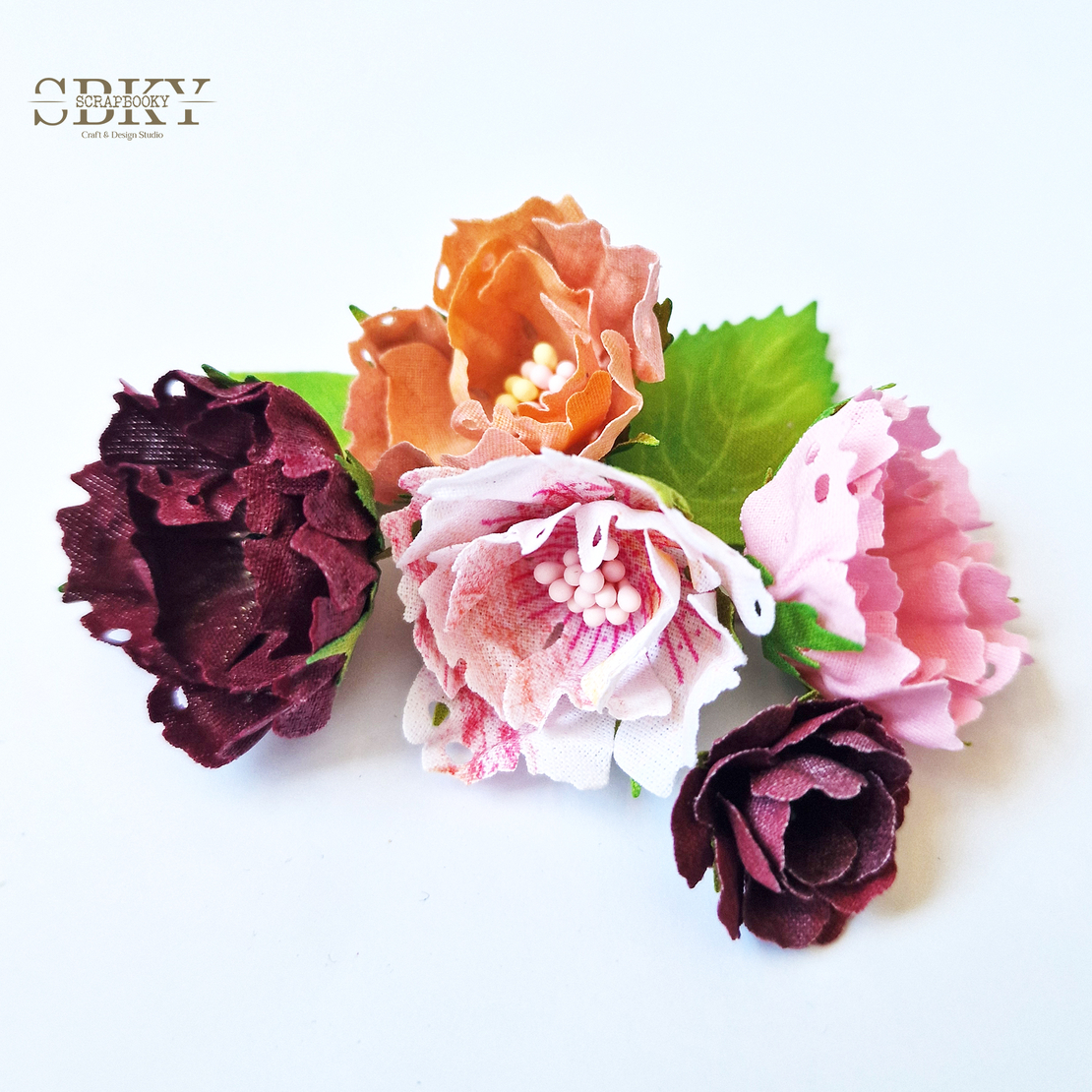 Handmade Flowers ND - Set of 5, N17