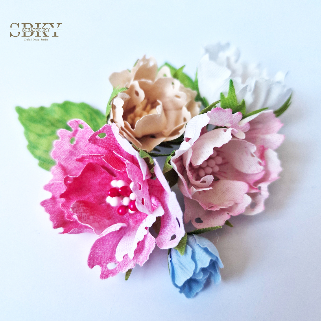 Handmade Flowers ND - Set of 5, N1