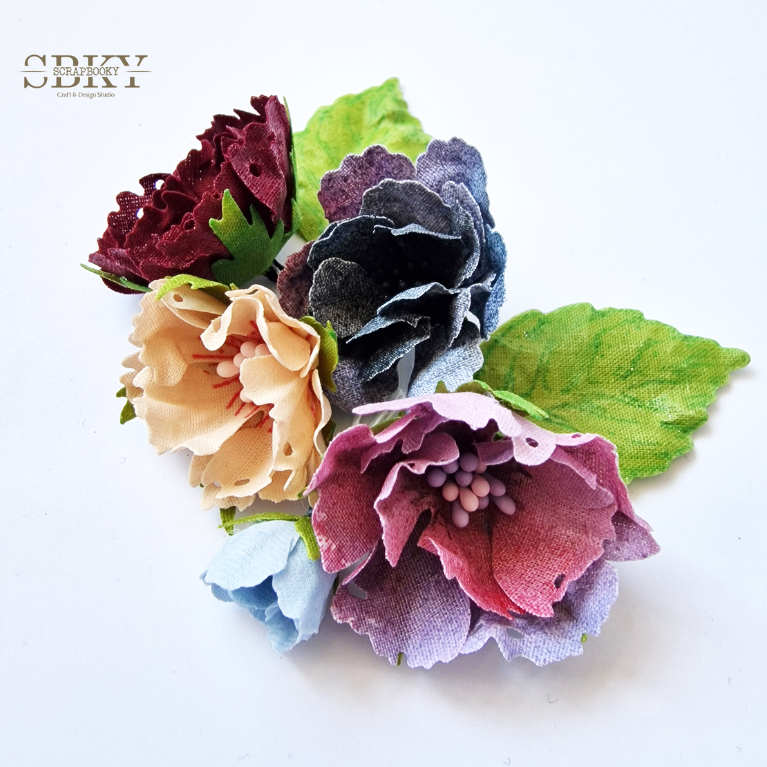 Handmade Flowers ND - Set of 5, N19