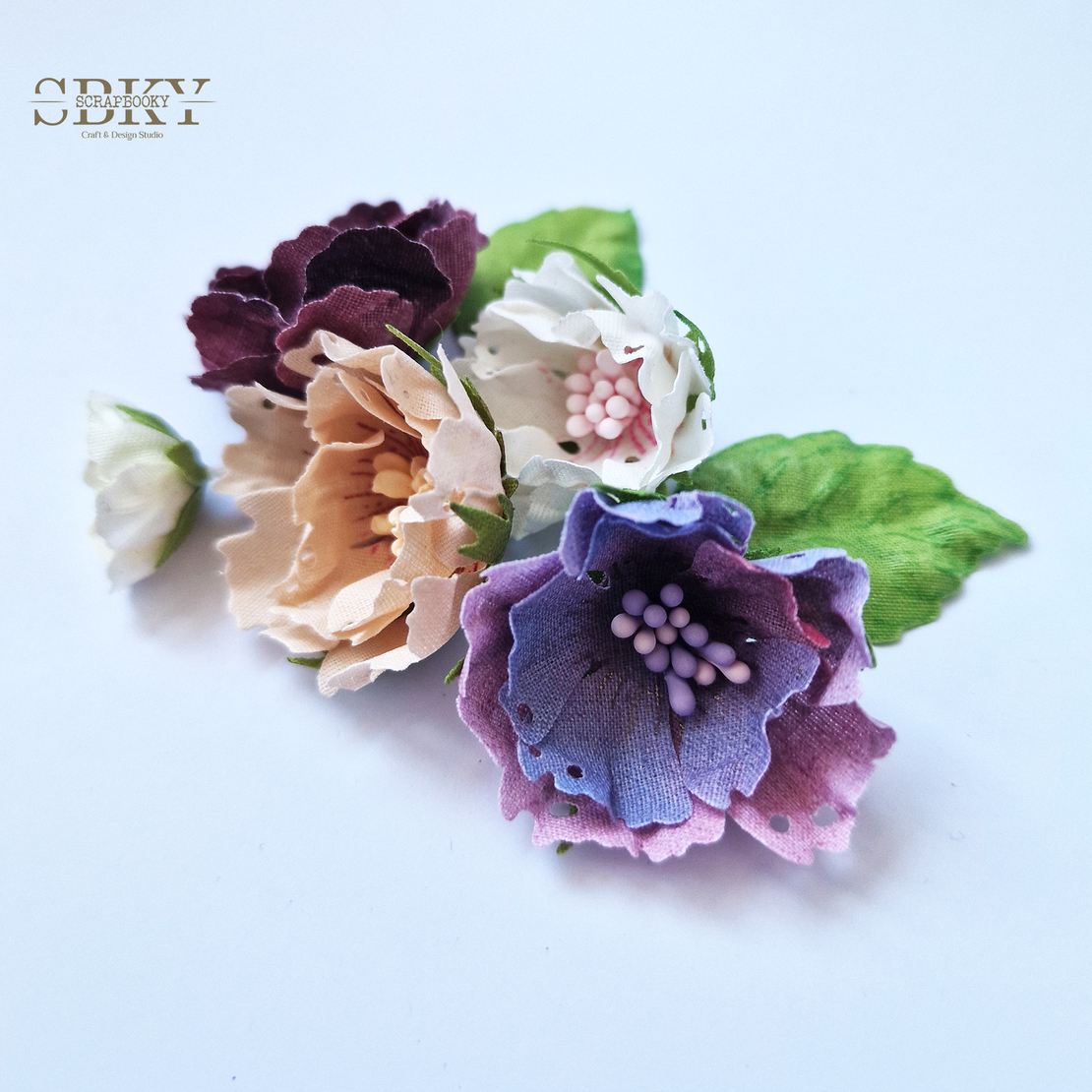 Handmade Flowers ND - Set of 5, N13