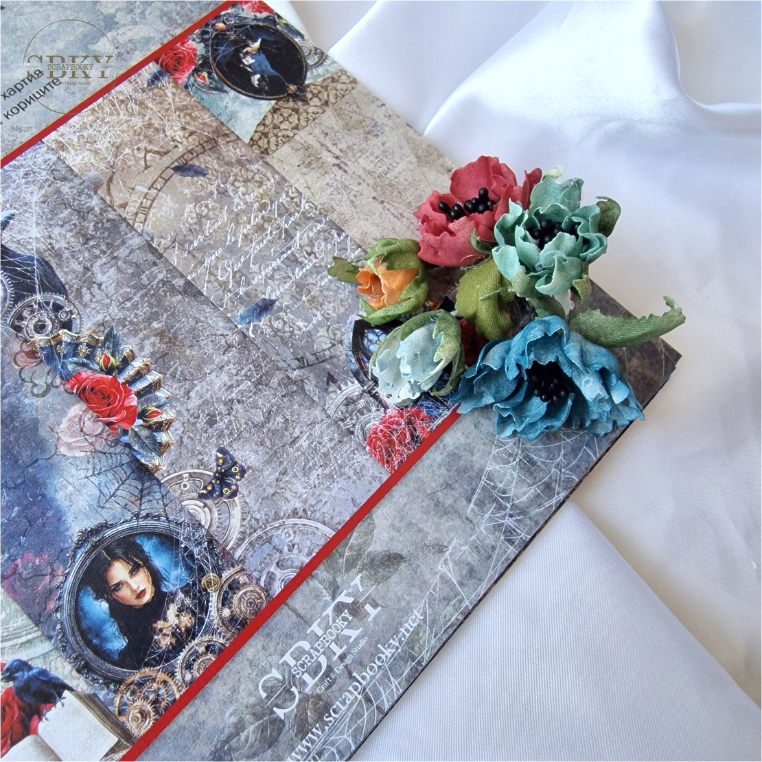 Handmade Flowers - Set of 5, N7