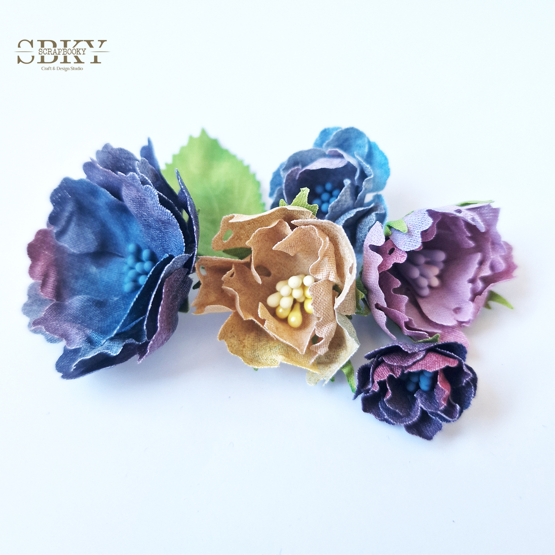 Handmade Flowers ND - Set of 5, N14