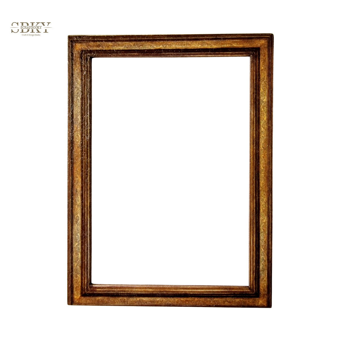 Chipboard vintage frame, 