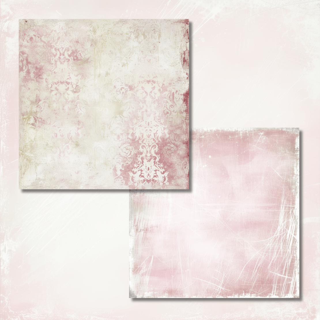 Distress Pink Papers - Digital Papers