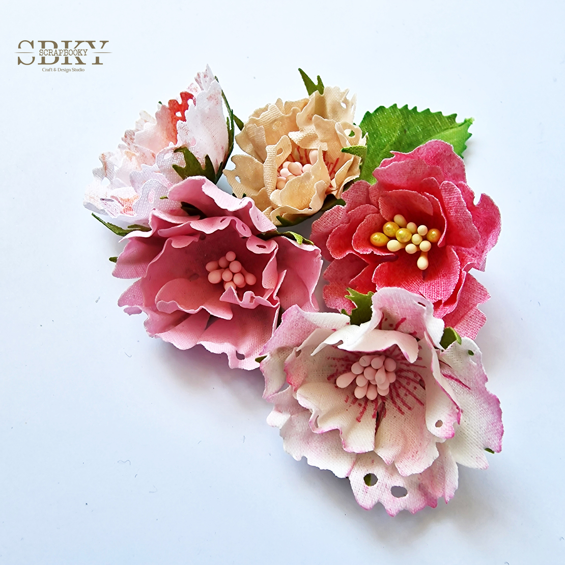 Handmade Flowers ND - Set of 5, N21