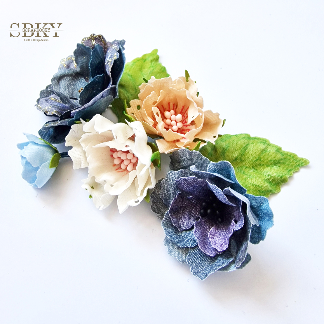 Handmade Flowers ND - Set of 5, N18