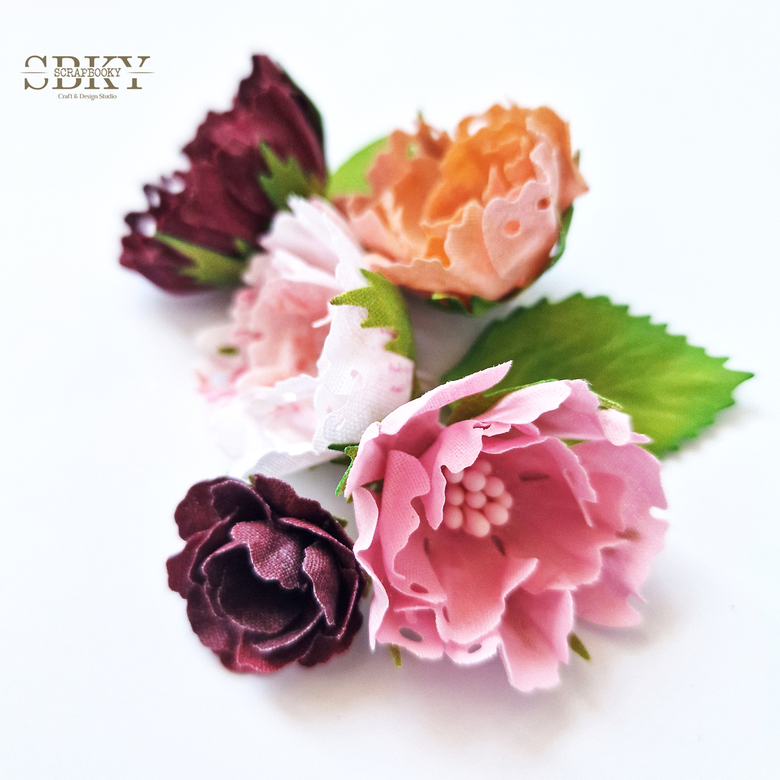 Handmade Flowers ND - Set of 5, N17