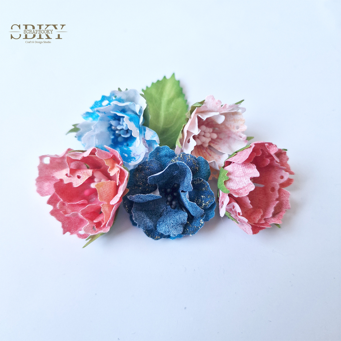 Handmade Flowers ND - Set of 5, N4