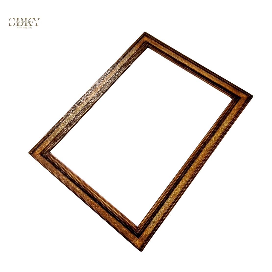 Chipboard vintage frame, 