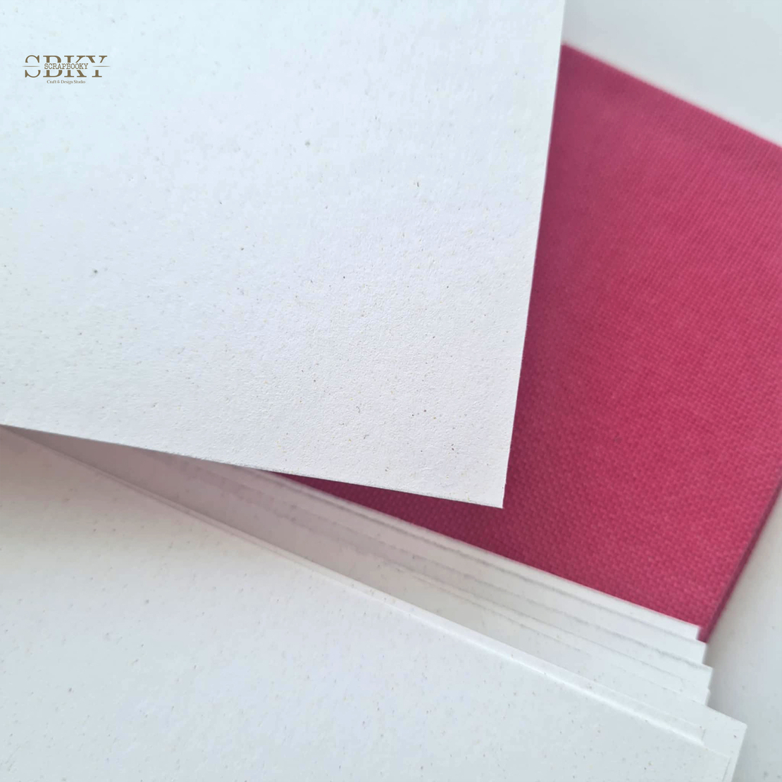 Blank Retro Album, raspberry
