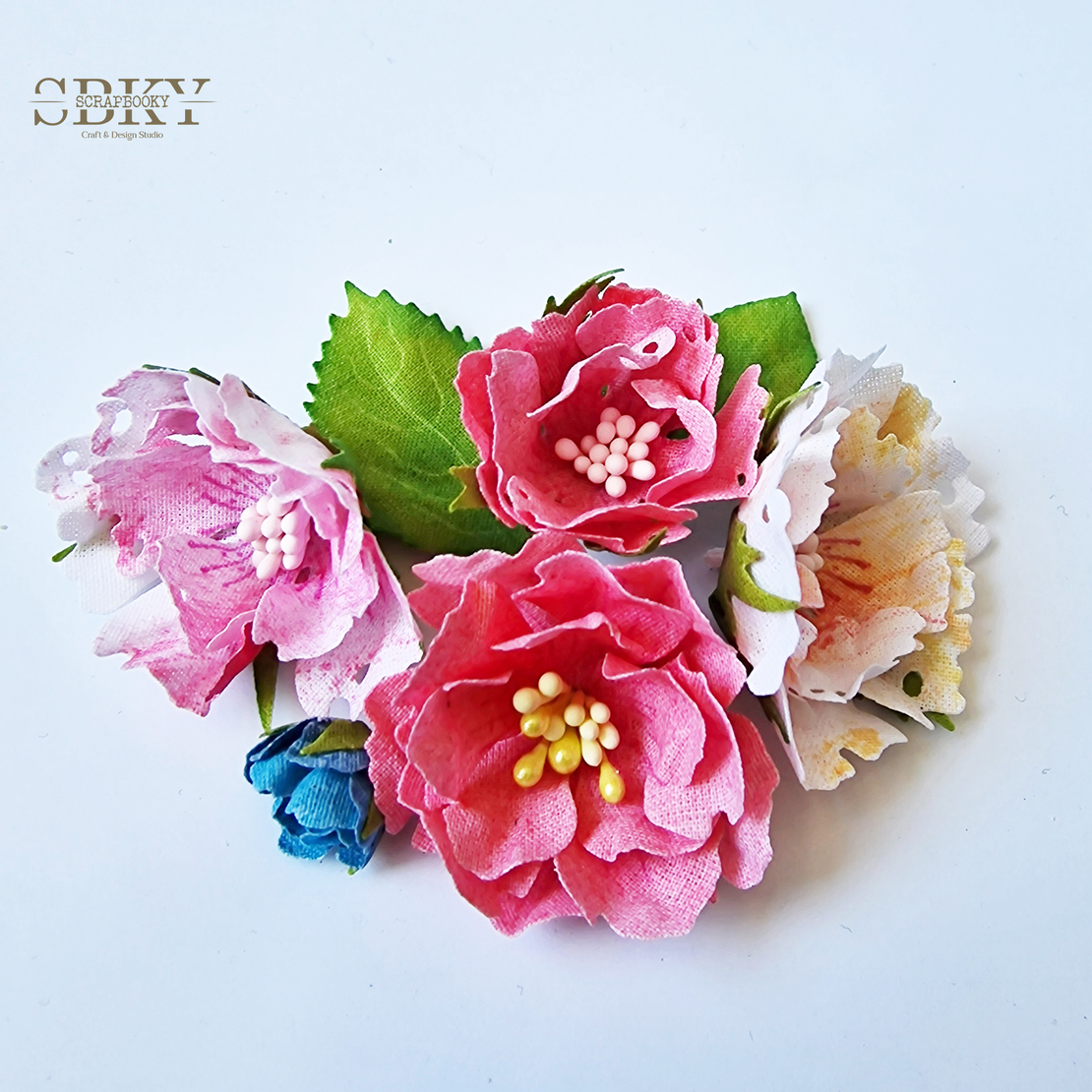 Handmade Flowers ND - Set of 5, N22