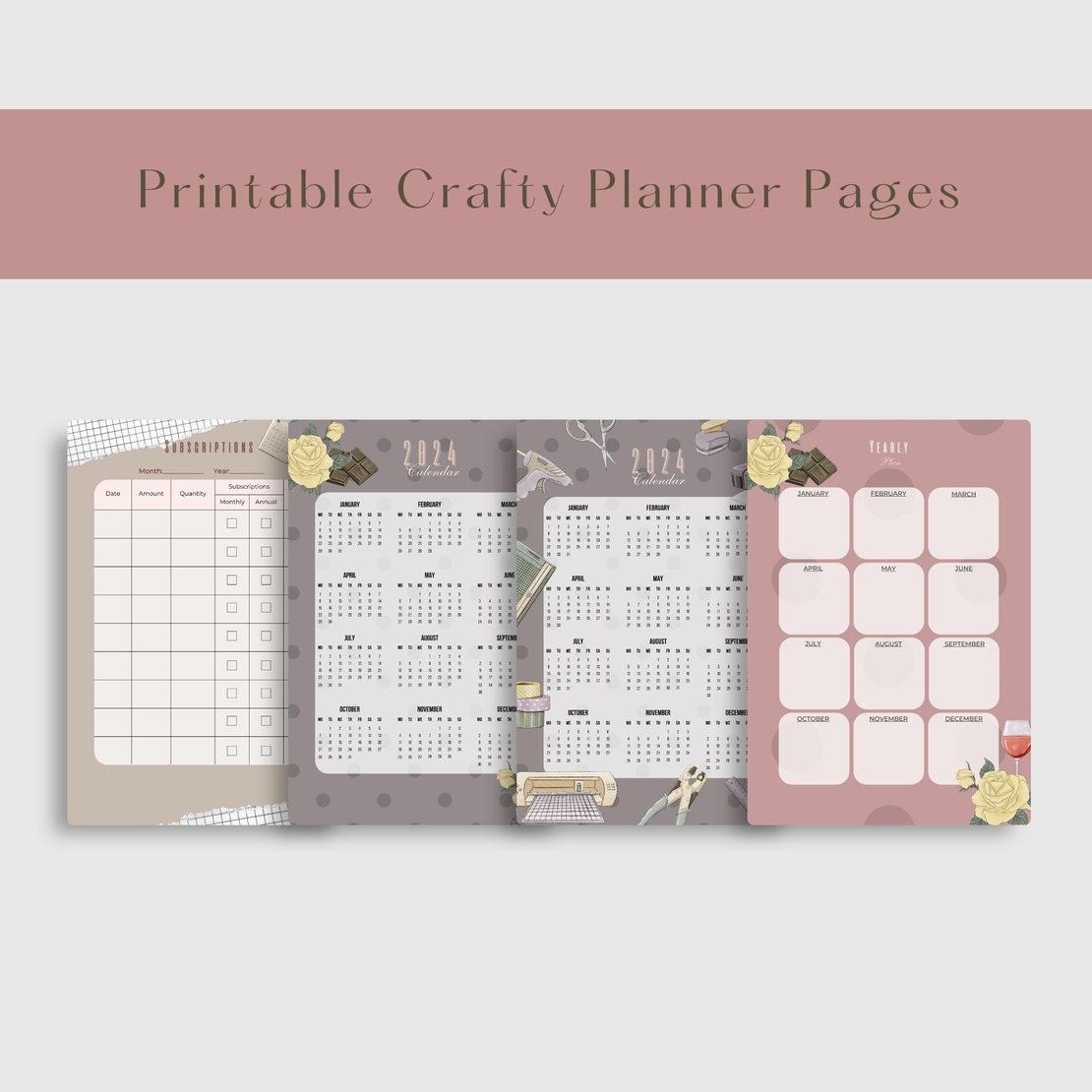 Digital Pages For Planner 