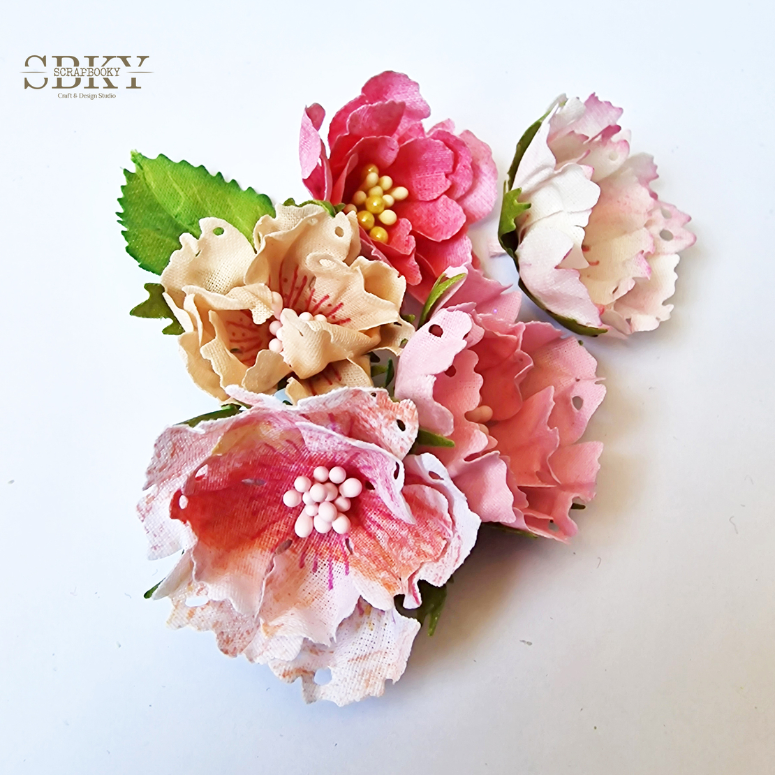 Handmade Flowers ND - Set of 5, N21