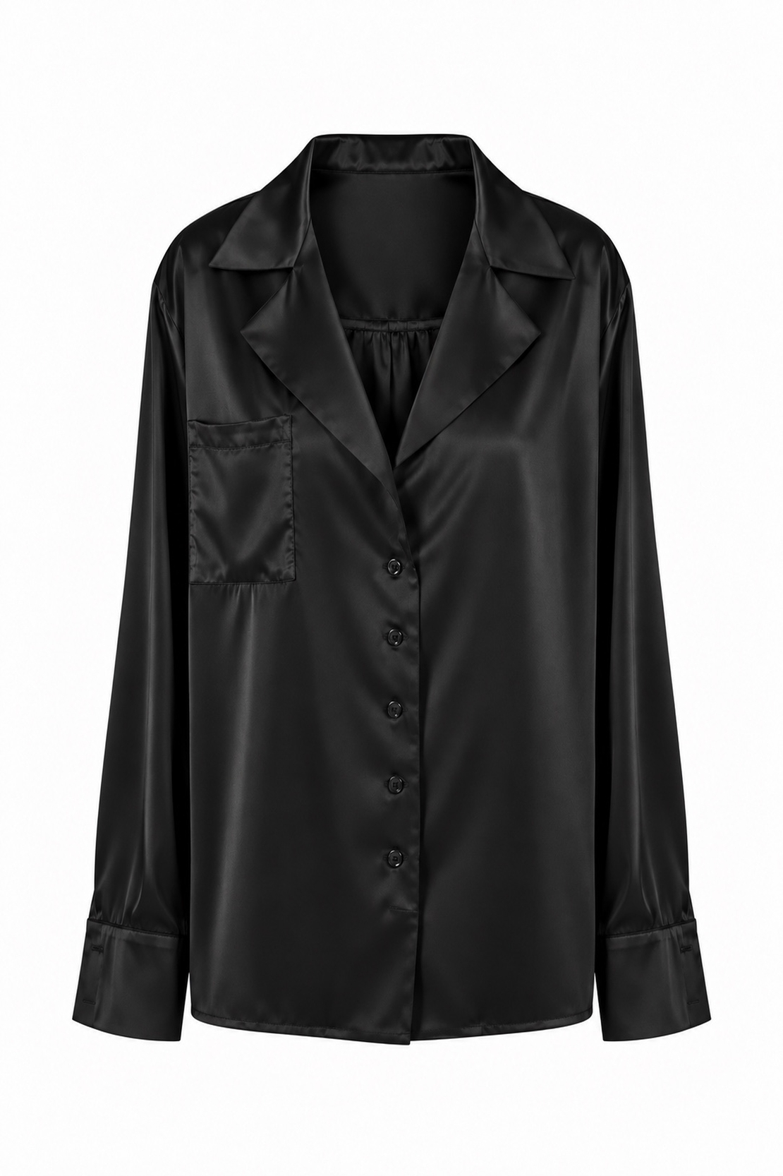 JENNA SATIN SHIRT