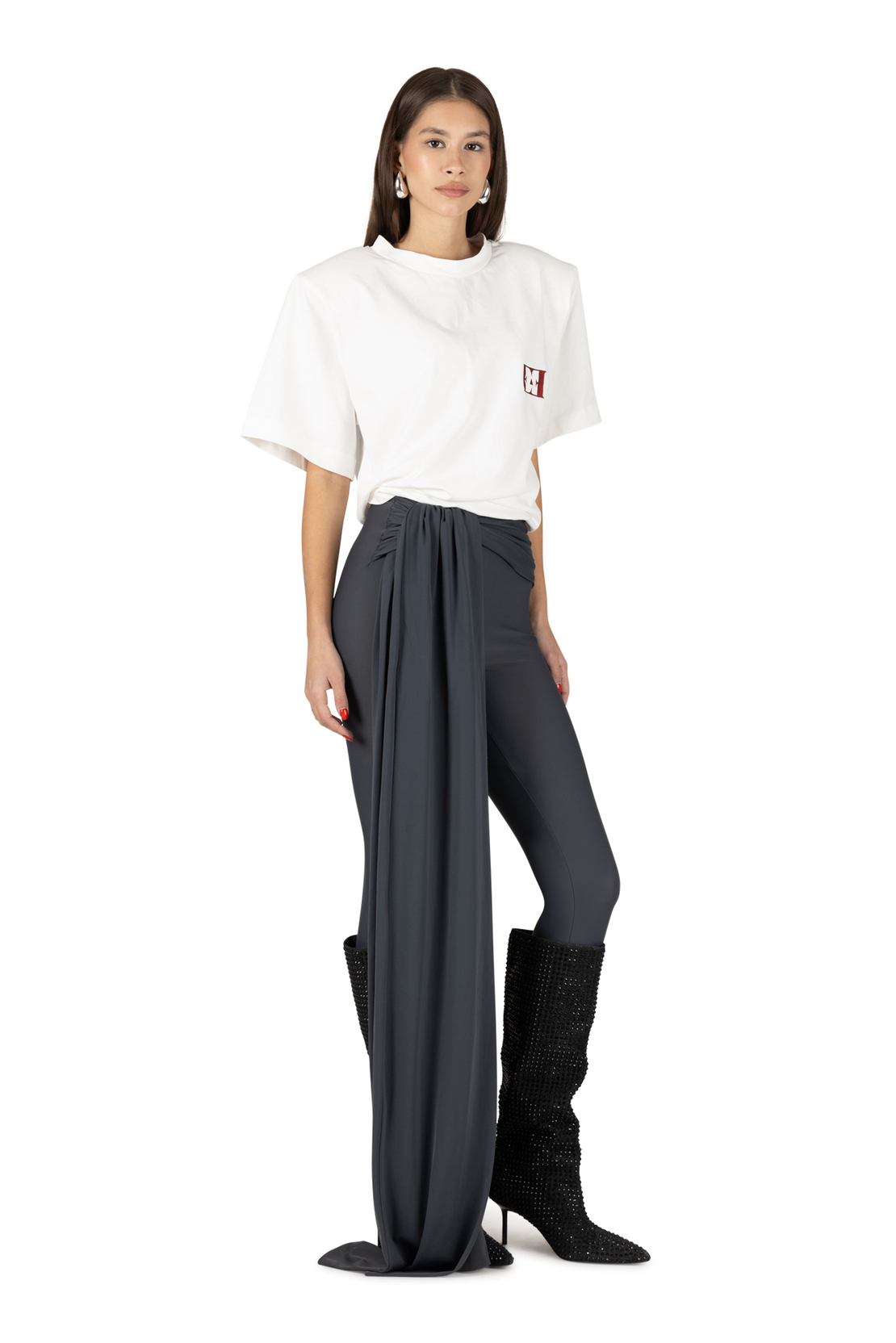 Stone grey bond pants