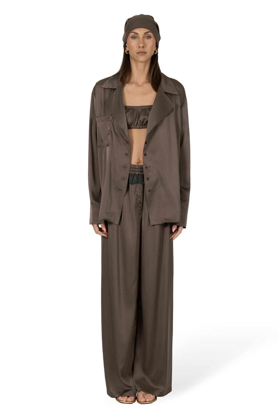 SIENNA SATIN SHIRT