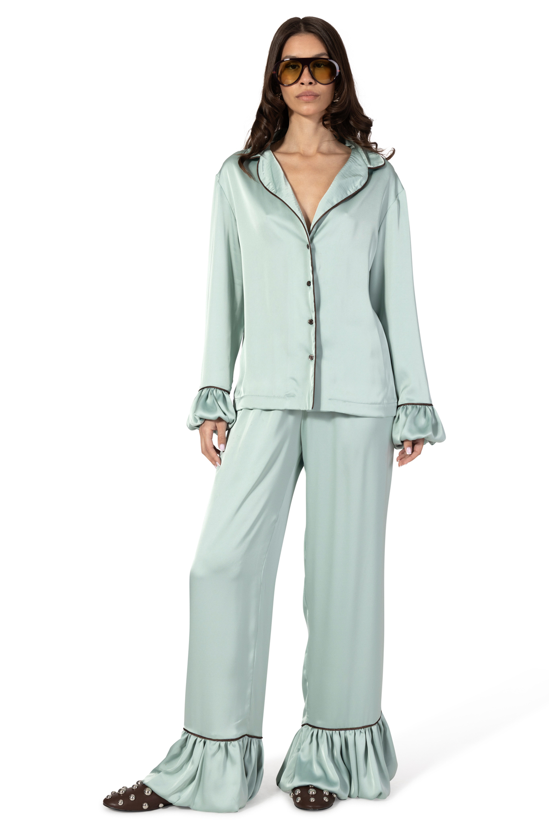 ELARA SATIN SHIRT