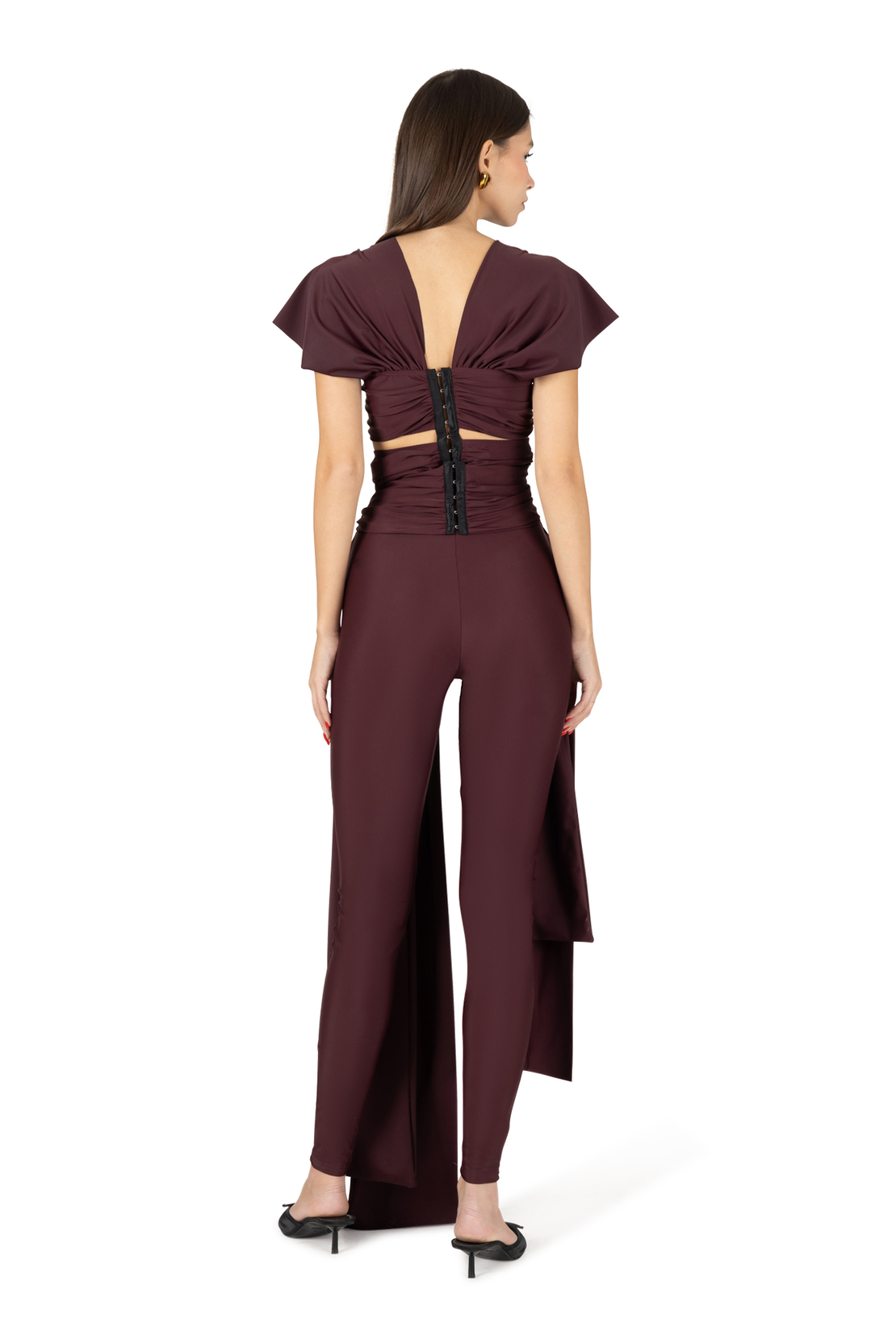 Burgundy Bond Pants