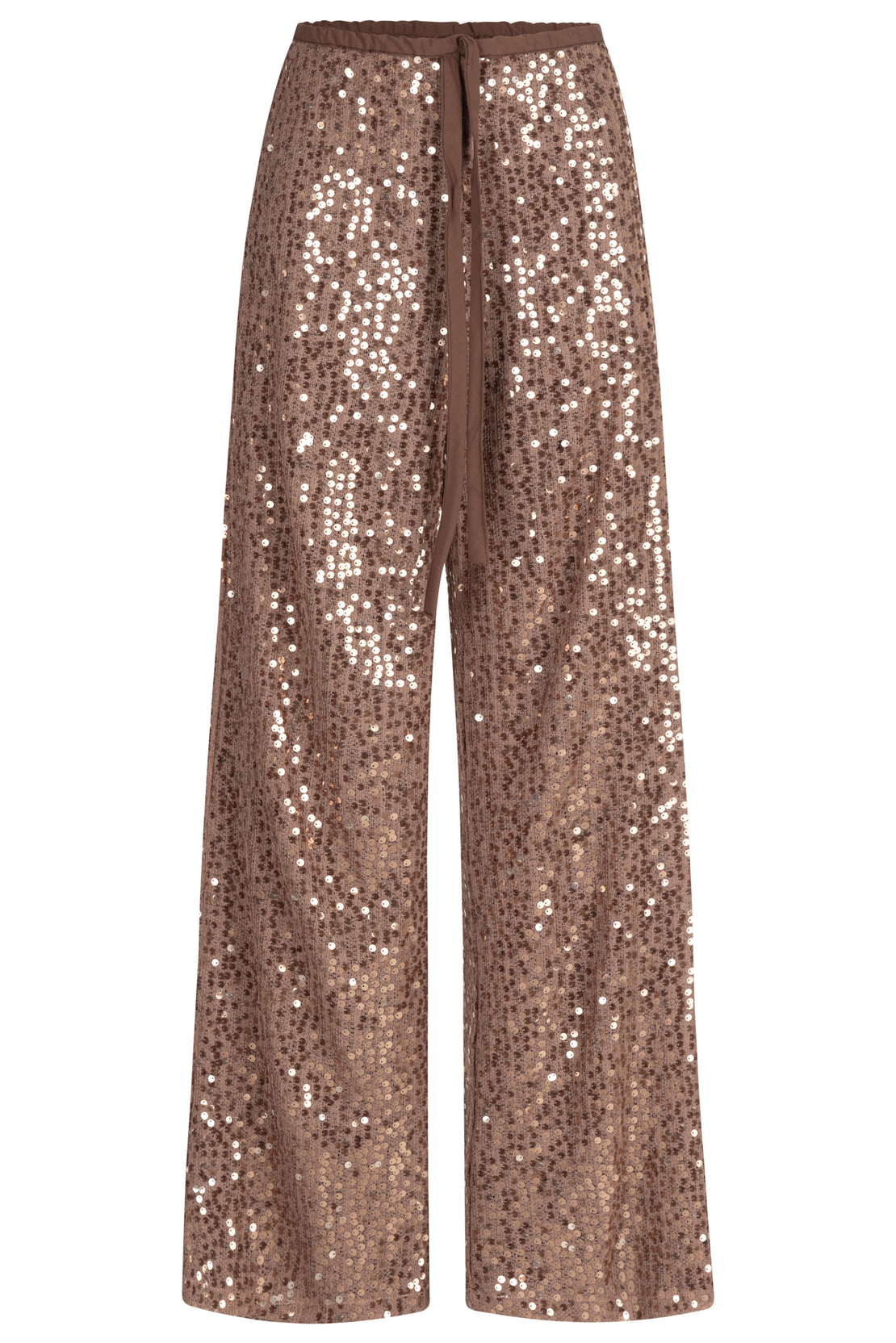 Sequins caramel pants