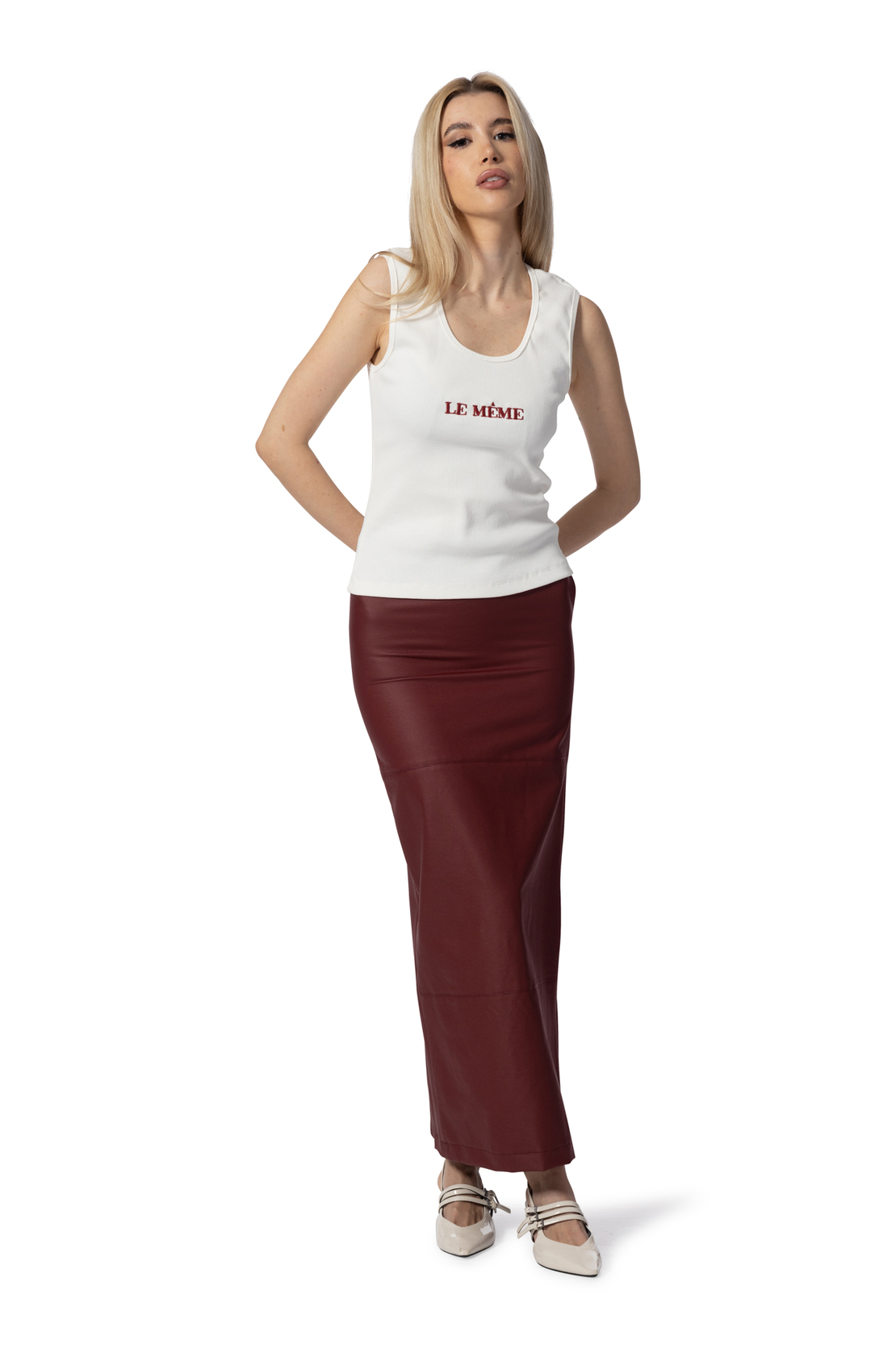 LE MÊME ribbed top