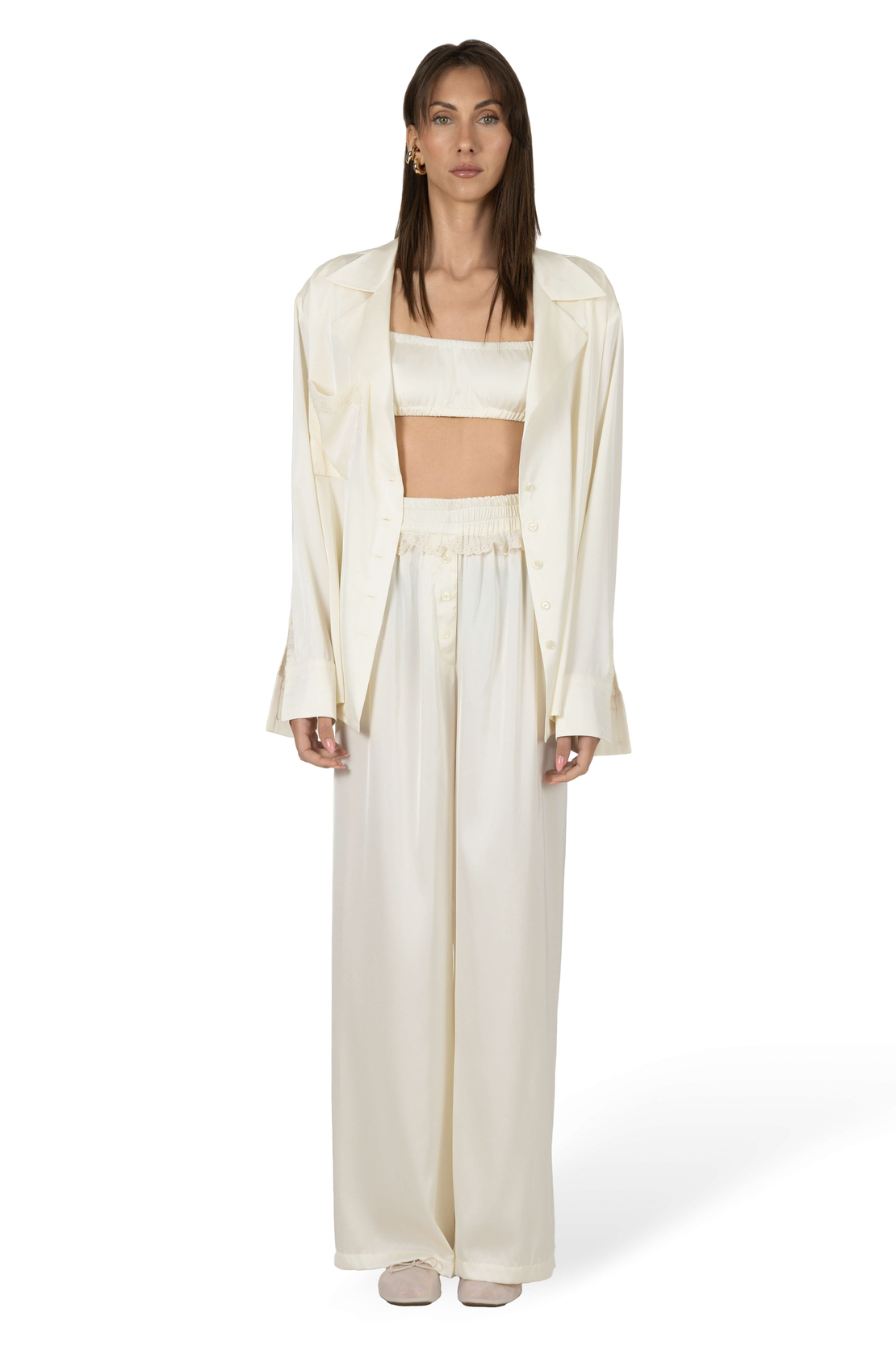 CLOUD SATIN PANTS