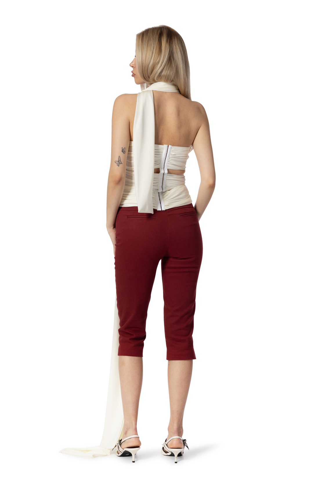 CAPRI BURGUNDY PANTS