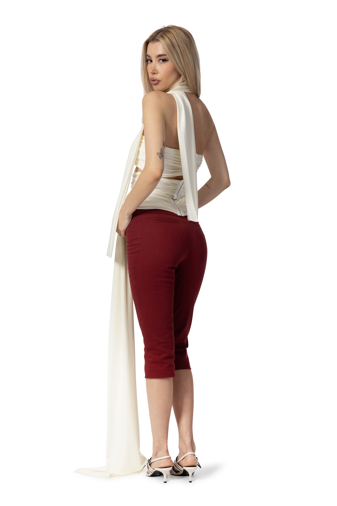 CAPRI BURGUNDY PANTS