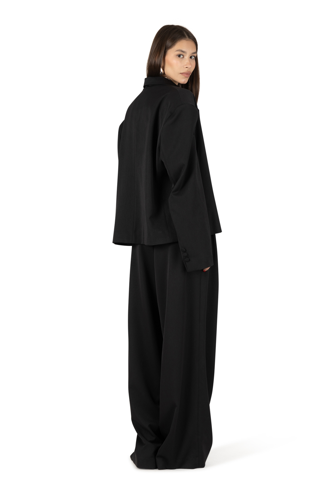 Penny  Black Loose Pants