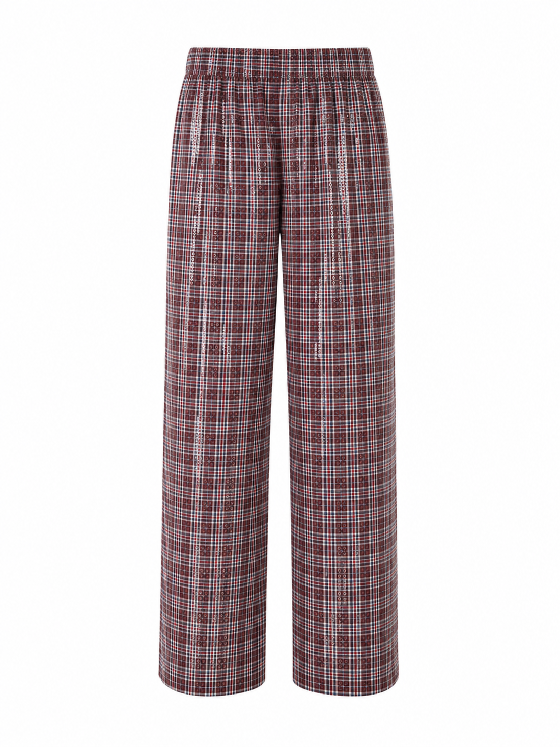 WET CHECKERED PANTS