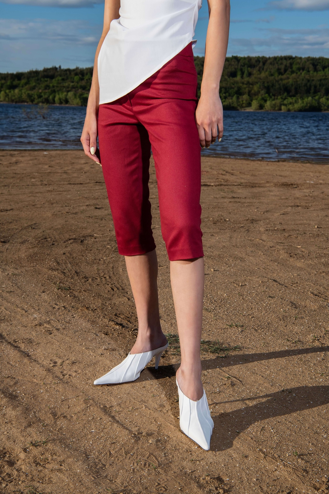 CAPRI BURGUNDY PANTS
