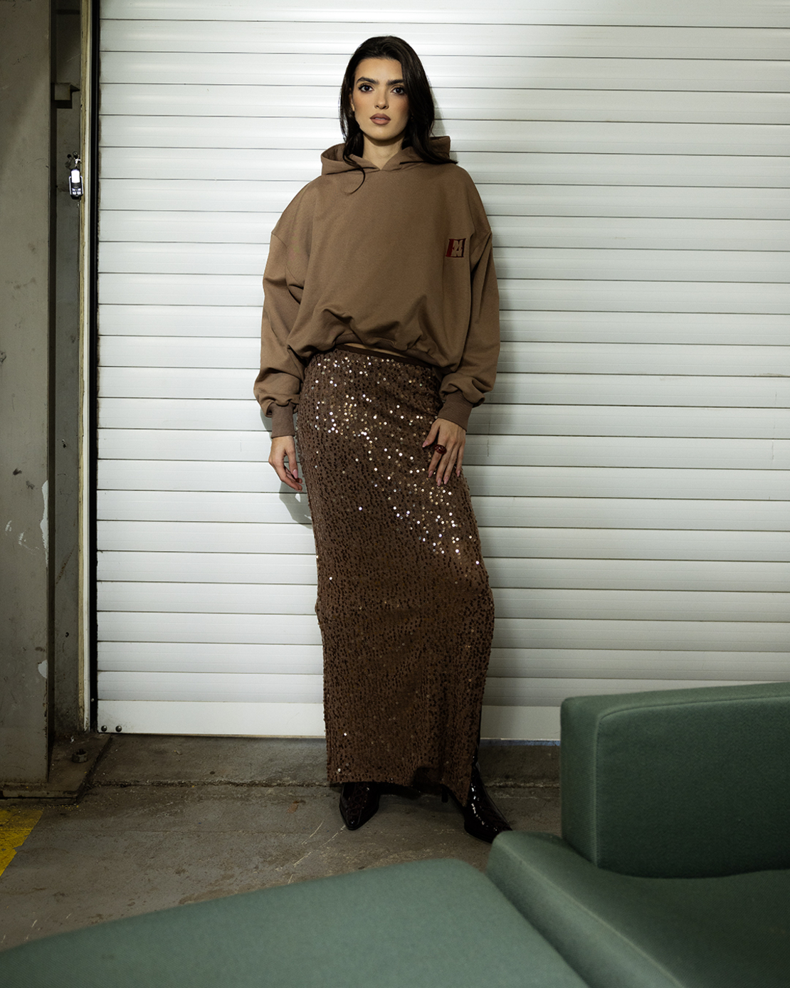 Irina sequins skirt