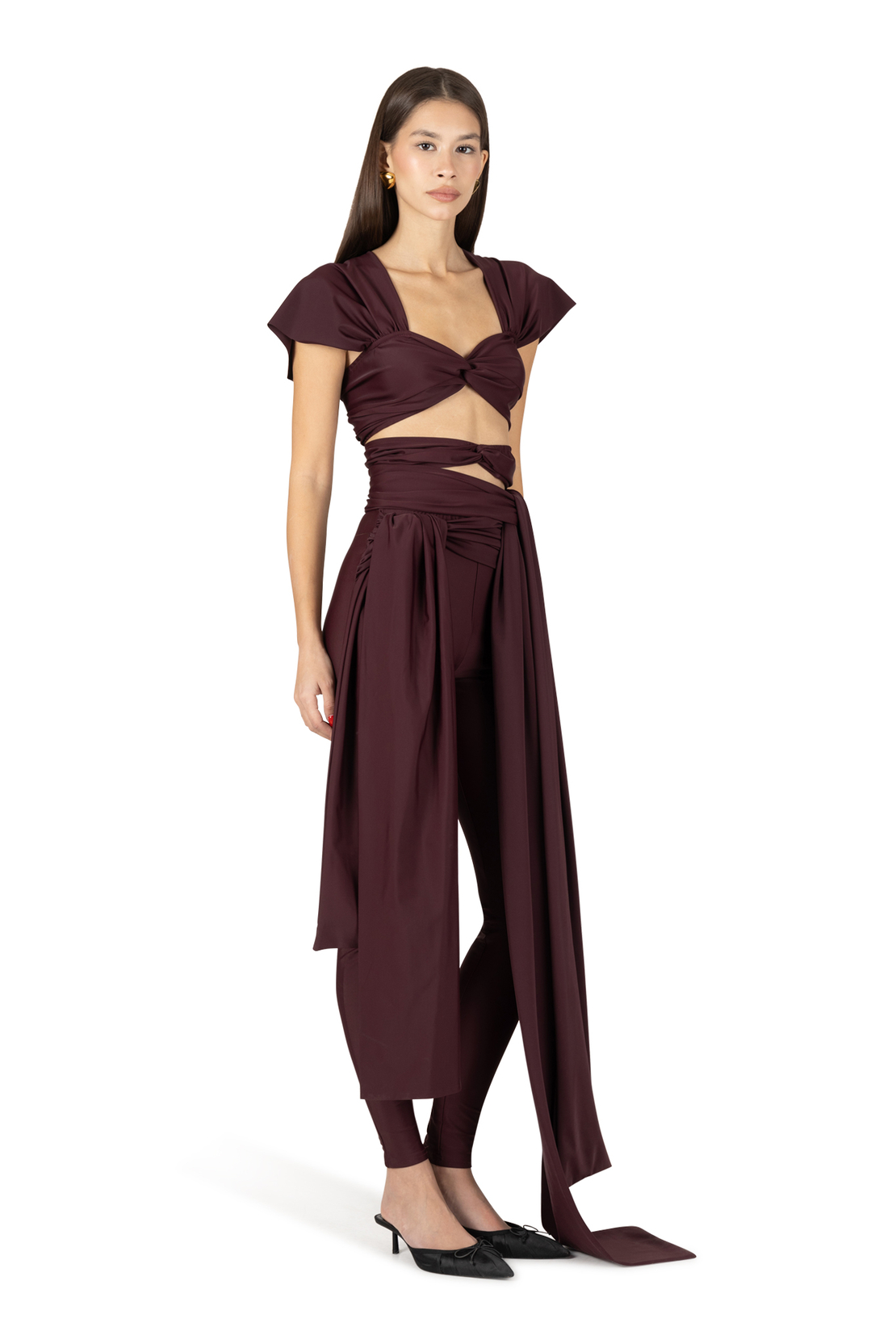 Burgundy Bond Pants