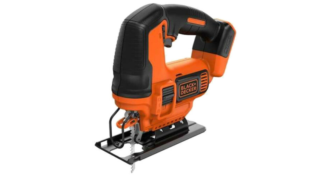 Прободен трион Black & Decker акумулаторен без батерия и зарядно, 18 V, 0-2500 хода/мин, 19 мм, BDCJS18N
