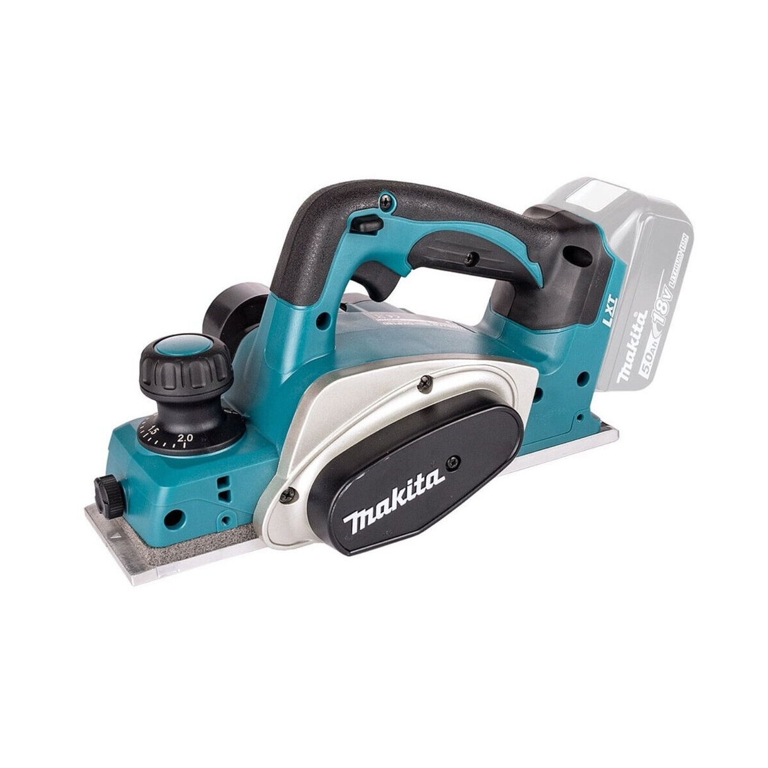 Ренде Makita акумулаторно без батерия и зарядно, 18 V, 82 мм, 0-2 мм, DKP180Z