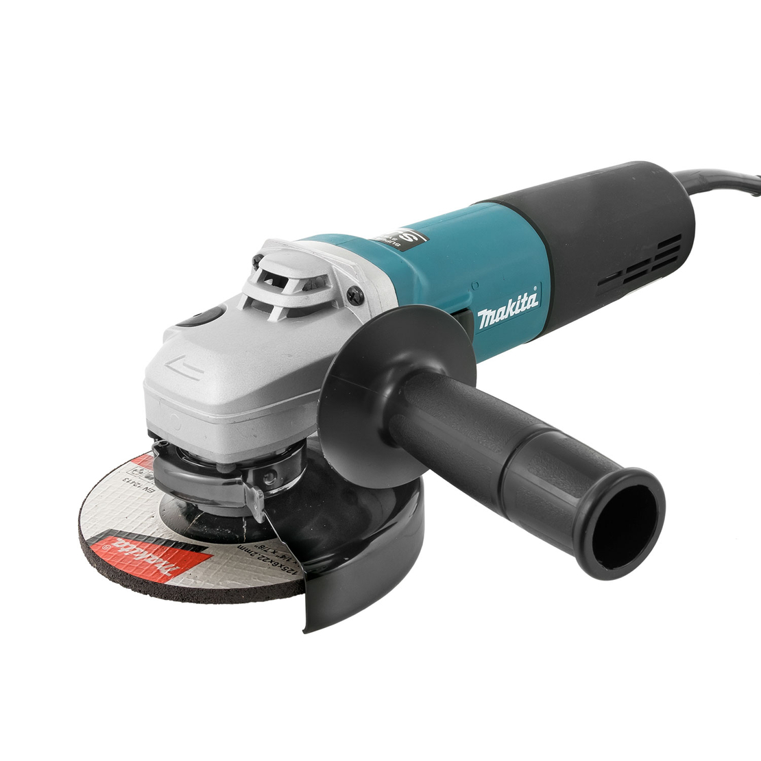 Ъглошлайф Makita електрически с регулиране на оборотите и плавен старт 1400 W, 125 мм, 2800-11 000 об./мин, 9565CVR