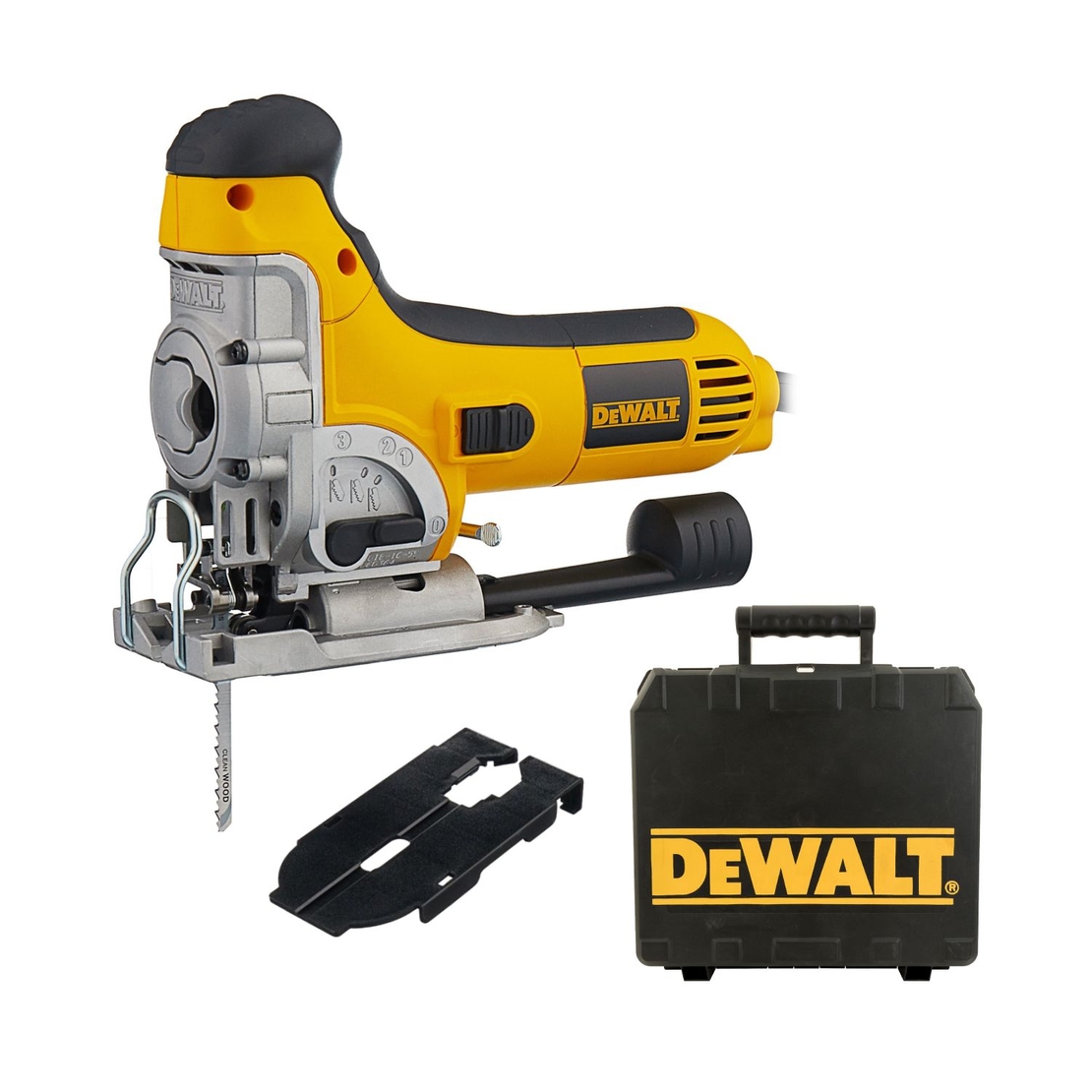 Прободен трион DeWALT зеге електрически с плавно регулиране 701 W, 800-3100 хода/мин, 26 мм, DW333K