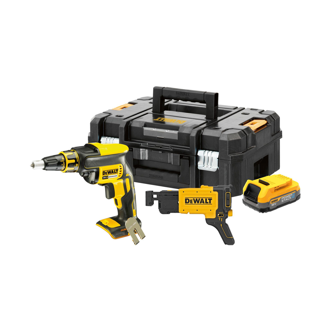 Акумулаторен винтоверт DeWALT безчетков с пълнител с 1 батерия без зарядно, 18 V, 1.7 Ah, 30 Nm, 1/4