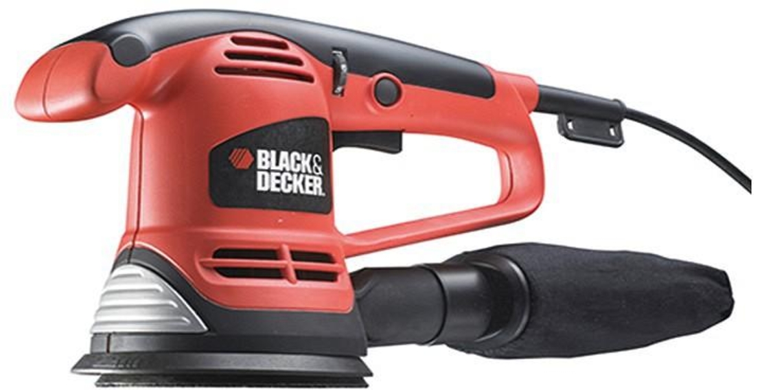 Шлайф Black & Decker орбитален с плавно регулиране 480 W, ф 125 мм, 4000-11 000 об./мин, KA191EK