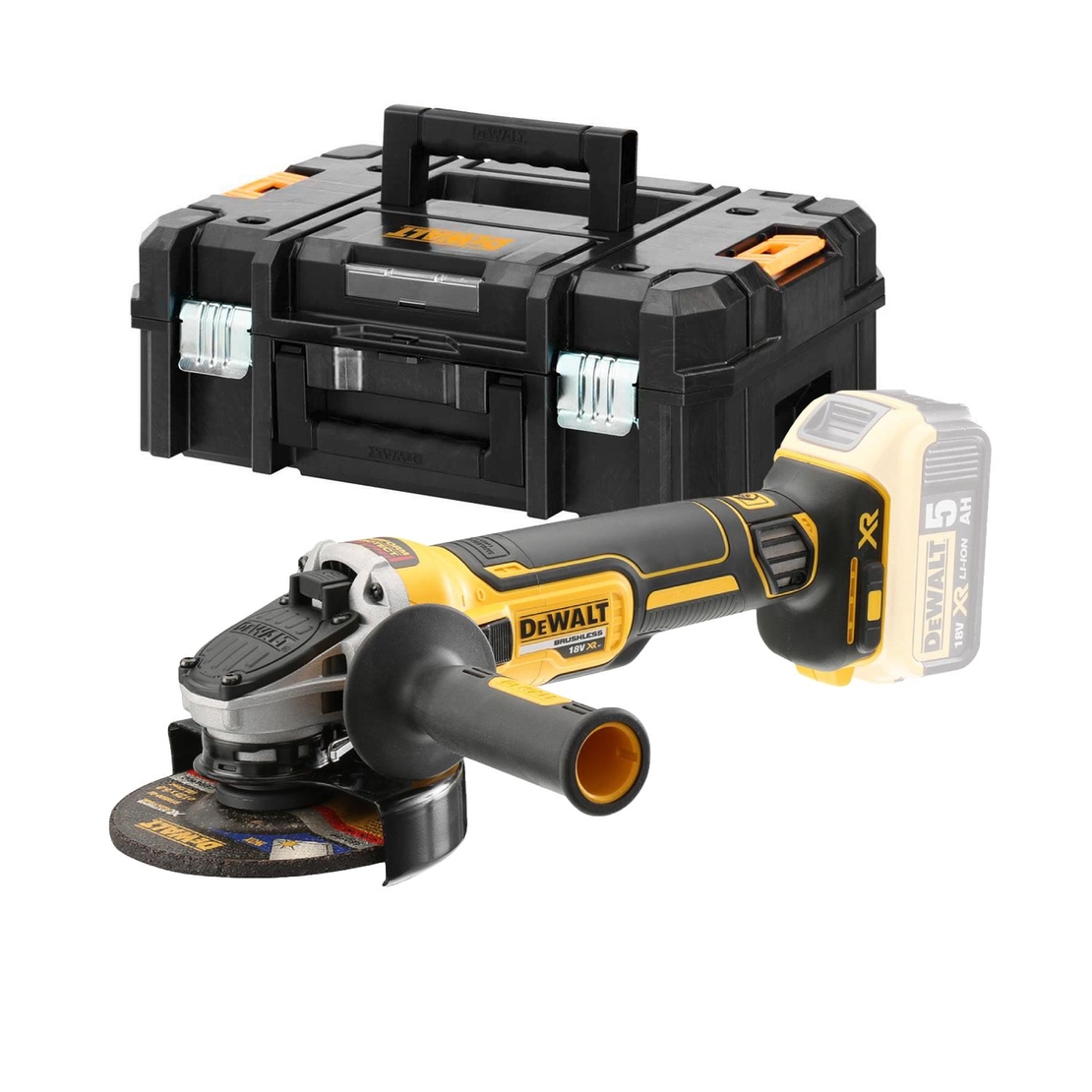 Акумулаторен ъглошлайф DEWALT DCG405NT